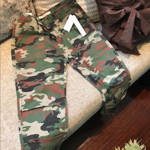 Cargo fatigue pants